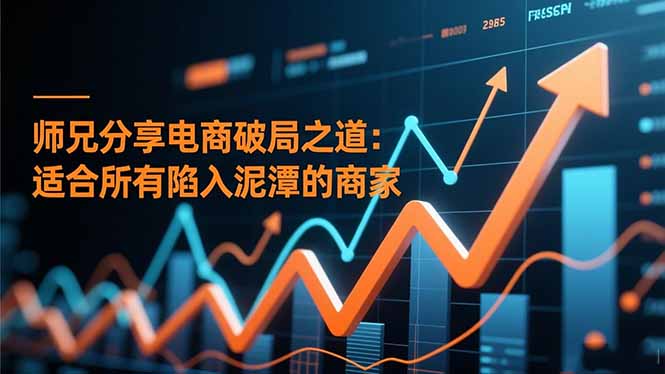 师兄分享电商破局之道：适合所有陷入泥潭的商家