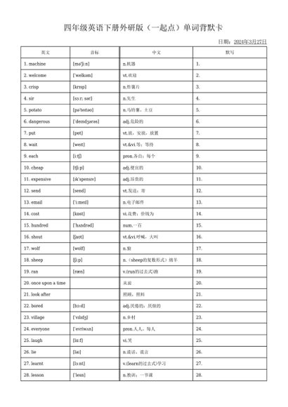 四年级【最受欢迎小纸条整理版】预览4