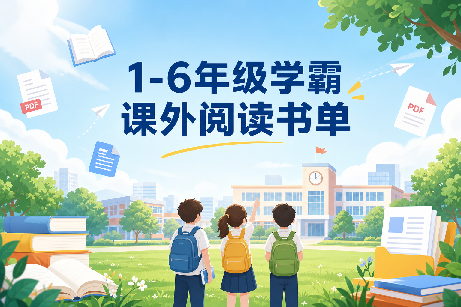 1-6年级学霸课外阅读书单.pdf